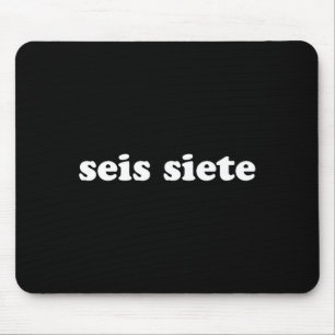 Alfombrilla De Ratón Seis Siete 67 Seis Siete Meme Argot de Gen Alpha E