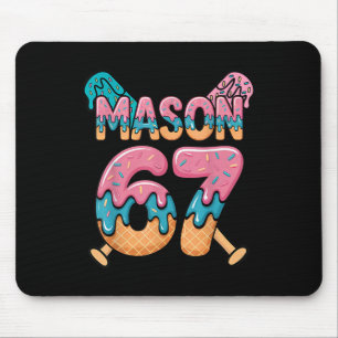 Alfombrilla De Ratón Seis Siete Helado Goteo Deporte 67 Diversión Mason