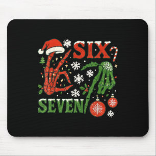 Alfombrilla De Ratón Seis Siete Meme Navidad 6-7 Navidad Esqueleto Ha