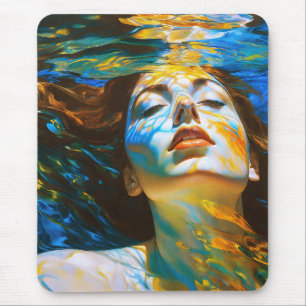 Alfombrilla De Ratón "Selene" - Mujeres En El Agua