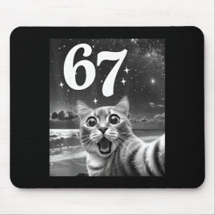 Alfombrilla De Ratón Selfie de gato con 67 Meme gatos divertidos gráfic