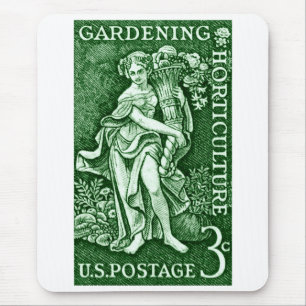 Alfombrilla De Ratón Sello de jardín y horticultura de 1958