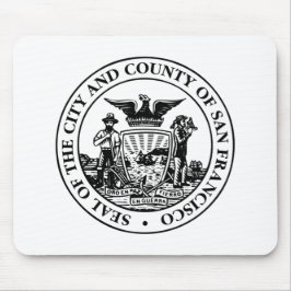 Alfombrilla De Ratón Sello de la ciudad de San Francisco (California, E