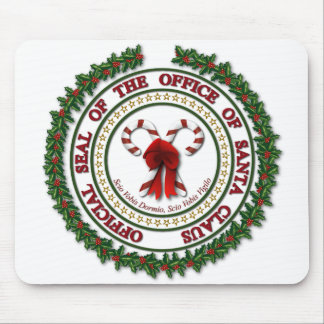 Alfombrilla De Ratón Sello de la Oficina de Santa Claus Mousepad