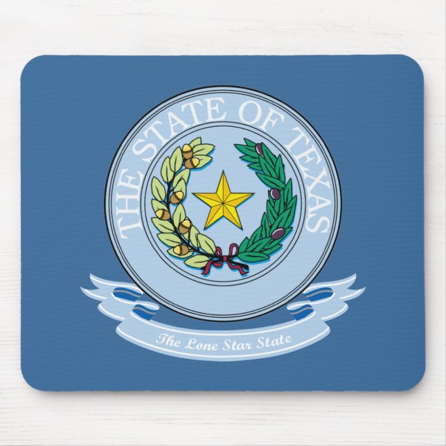 Alfombrilla De Ratón Sello de Texas (Frente)