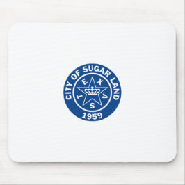 Alfombrilla De Ratón Sello de tierras azucareras (Texas)