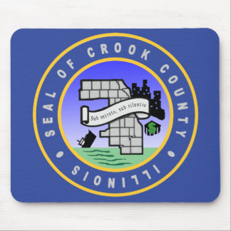 Alfombrilla De Ratón Sello del cojín de ratón del condado de Crook