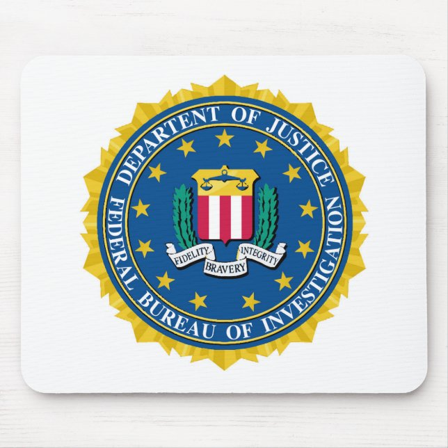 Alfombrilla De Ratón Sello del FBI (Frente)