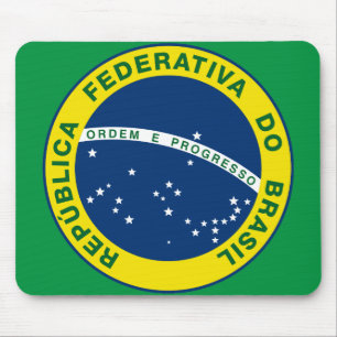 Alfombrilla De Ratón sello nacional de Brasil