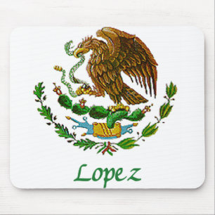 Alfombrilla De Ratón Sello nacional mexicano de López
