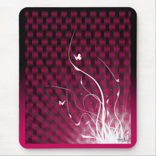 Alfombrilla De Ratón Selva Mousepad de Basketweave (magenta)