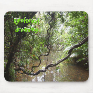Alfombrilla De Ratón Selva tropical que soña Mousepad