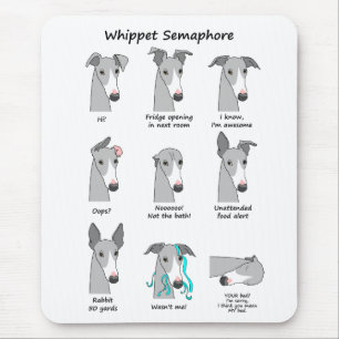 Alfombrilla De Ratón Semáforo de Whippet