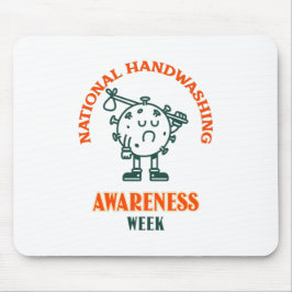 Alfombrilla De Ratón Semana nacional de sensibilización sobre el lavado