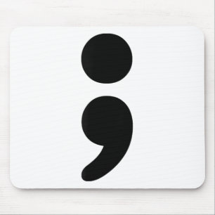 Alfombrilla De Ratón Semicolón Salud Mental S Conciencia Mes