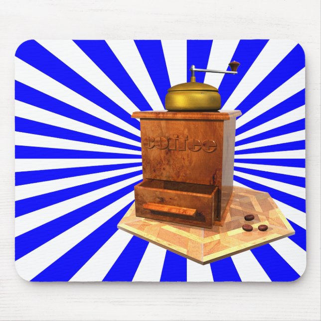Alfombrilla De Ratón semillero retro coffeemill (Frente)