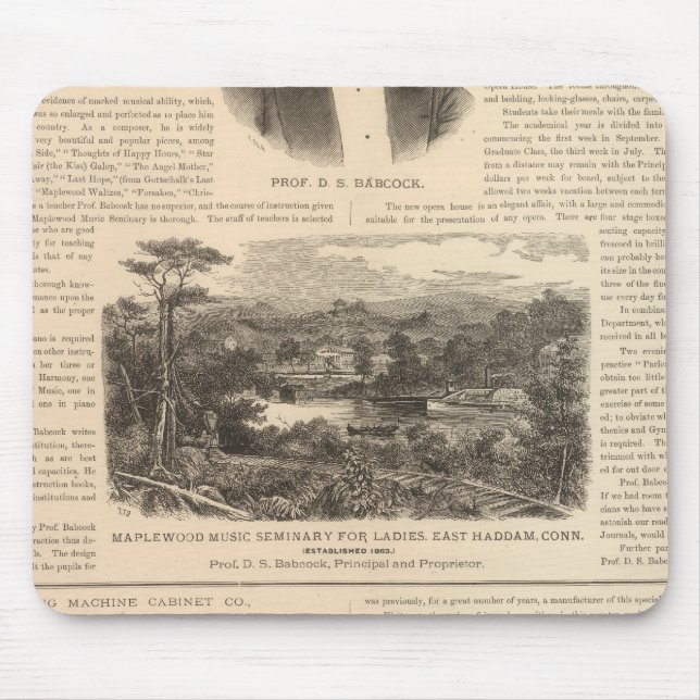 Alfombrilla De Ratón Seminario de Música Maplewood para damas (Frente)