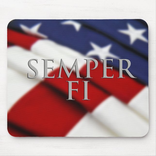Alfombrilla De Ratón Semper Fi Mousepad (Frente)