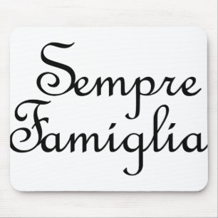 Alfombrilla De Ratón Sempre familia - italiano - siempre familia