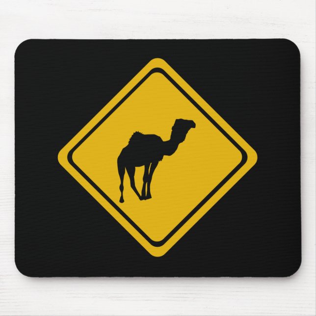 Alfombrilla De Ratón señal de carretera de camello (Frente)