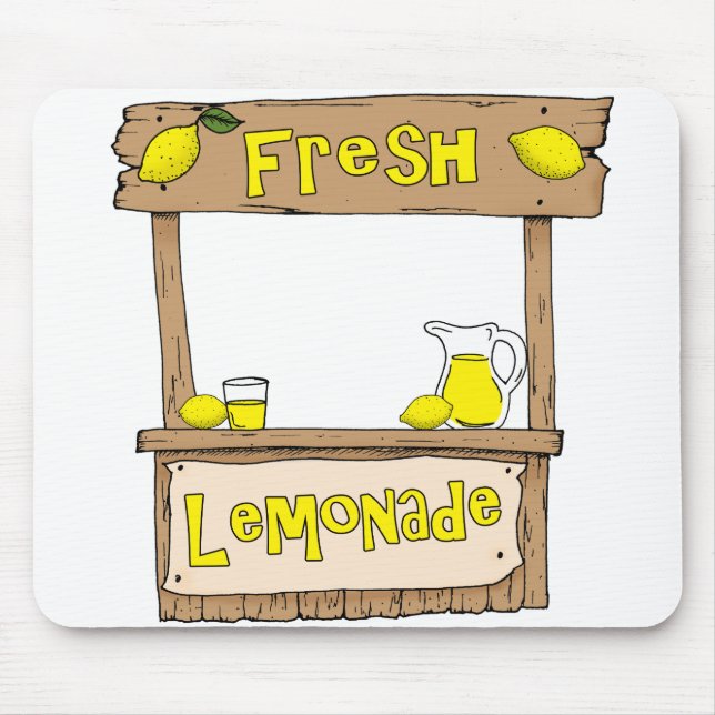 Alfombrilla De Ratón señal de limonada (Frente)