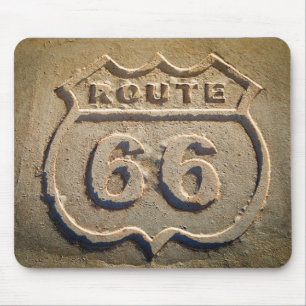 Alfombrilla De Ratón señal histórica de la ruta 66, Arizona