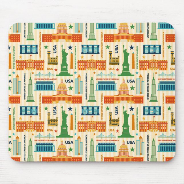 Alfombrilla De Ratón Señales de los Estados Unidos de América (Frente)