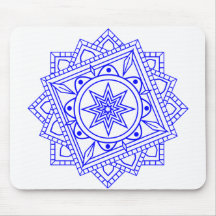 Sencilla Mandala 2 Mouse Pad