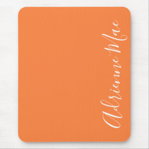 Alfombrilla De Ratón Sencillamente elegante Naranja Peel personalizado