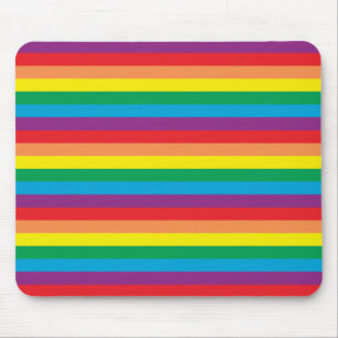 Alfombrilla De Ratón Sencillamente patrón arco iris