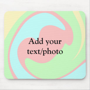 Alfombrilla De Ratón Sencillo acrílico de mármol añaden su nombre de te
