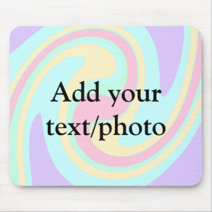 Alfombrilla De Ratón Sencillo acrílico de mármol añaden su nombre de te