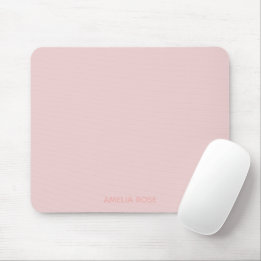 Alfombrilla De Ratón Sencillo pero bonito personalizado cuarzo rosa sob