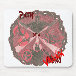 Alfombrilla De Ratón "Sendero de un héroe" Villains Emblem (con título)