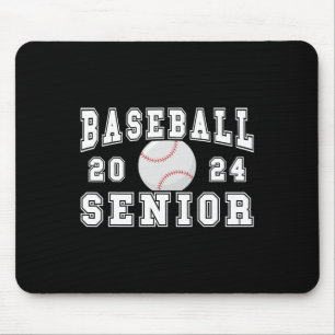 Alfombrilla De Ratón Senior 2024 Partido de Graduación Idea Baseball Se