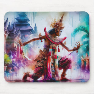 Alfombrilla De Ratón Senja Tari: Danza del Crepúsculo en Bali