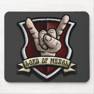Alfombrilla De Ratón Señor de Mousepad metalizado