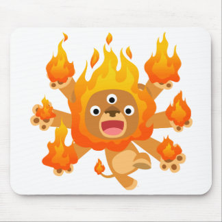 Alfombrilla De Ratón ¡¡Señor del Fuego!! (lindo león personalizado) Mou