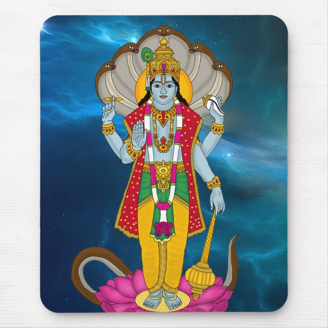 Alfombrilla De Ratón Señor Vishnu (Frente)