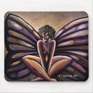 Alfombrilla De Ratón Señora Butterfly III Mousepad