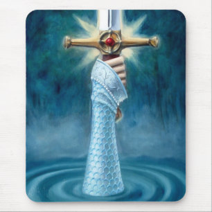 Alfombrilla De Ratón Señora del lago Mousepad - vertical