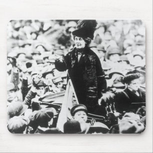 Alfombrilla De Ratón Señora Emmeline Pankhurst Addressing una