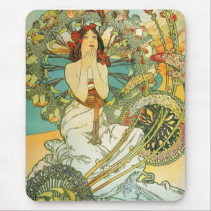 Alfombrilla De Ratón Señora Mousepad de Nouveau Monte Carlo del arte d