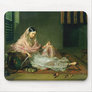 Alfombrilla De Ratón Señora musulmán Reclining, 1789 (aceite en lona)