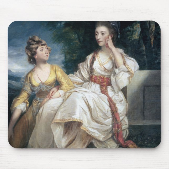 Alfombrilla De Ratón Señora Thrale y su hija Hester 1777-78 (Frente)