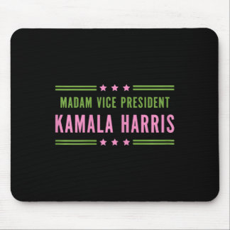 Alfombrilla De Ratón Señora Vicepresidenta Kamala Harris Pink Green