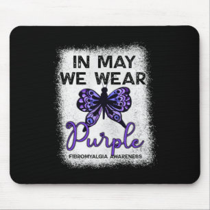 Alfombrilla De Ratón Sensibilización En Mayo Usamos Mariposa Morada