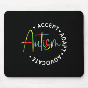 Alfombrilla De Ratón Sensibilización sobre autismo Acepta Advocate Adap