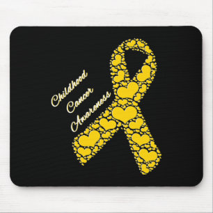 Alfombrilla De Ratón Sensibilización sobre el cáncer infantil Cáncer in