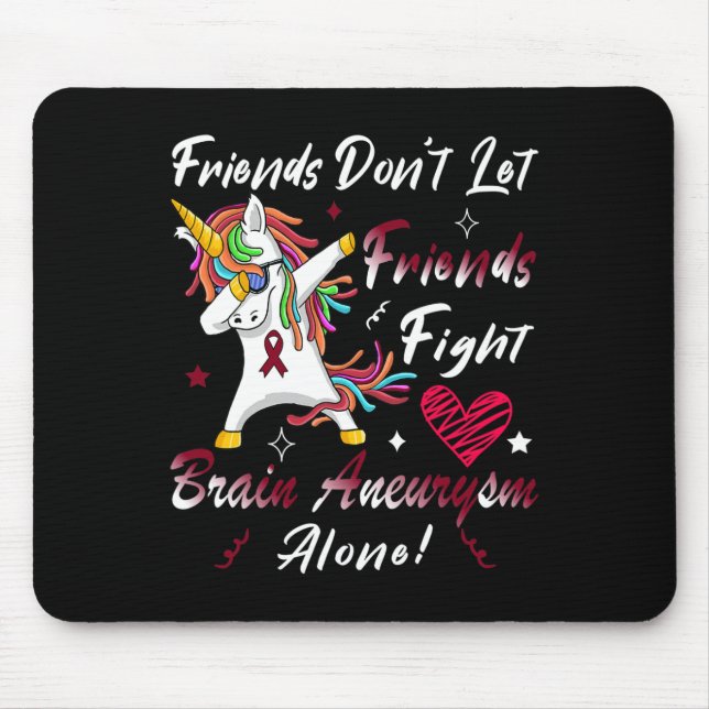 Alfombrilla De Ratón Sensibilización sobre el neuralismo cerebral Unico (Frente)